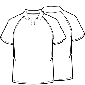 Fashion sewing patterns for MEN T-Shirts Polo 7950